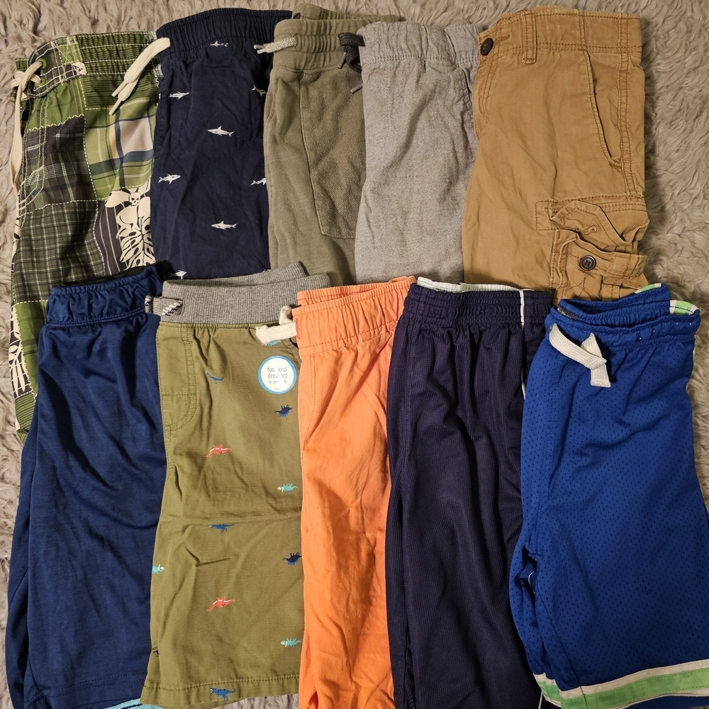Kids' Colorful Shorts Set